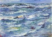 Lovis Corinth Meer bei La Spezia oil on canvas